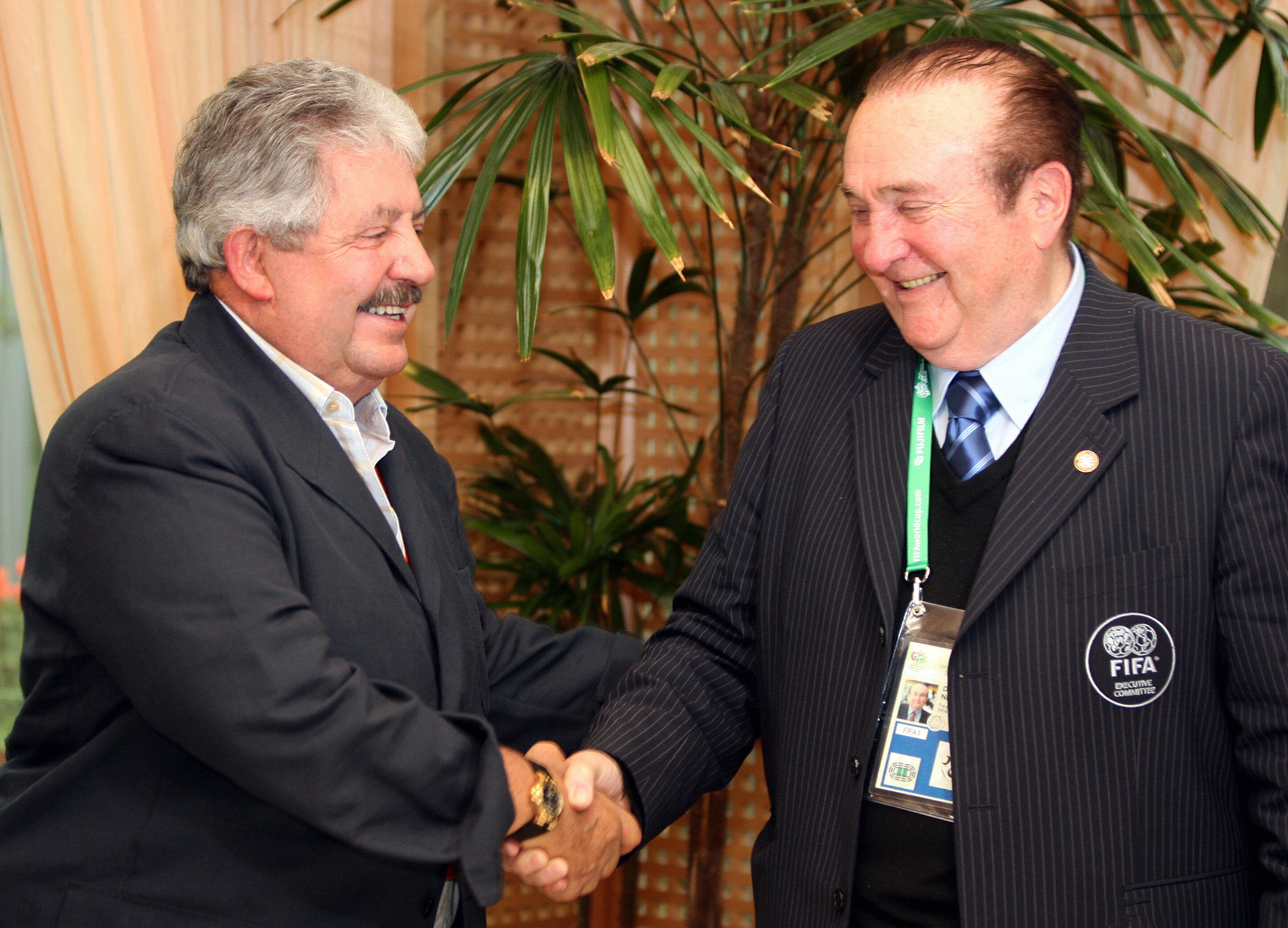 Rafael Esquivel, (izquierda) presidente de la Federación Venezolana de Fútbol (Getty Images)
