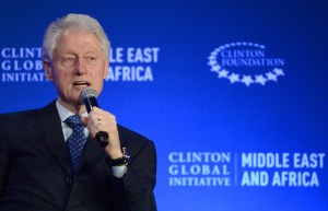 El expresidente Bill Clinton es el fundador y presidente de la Fundación Clinton. Aquí en un evento en Marrakesh, Marruecos el 6 de mayo de 2015. (Crédito: FADEL SENNA/AFP/Getty Images)