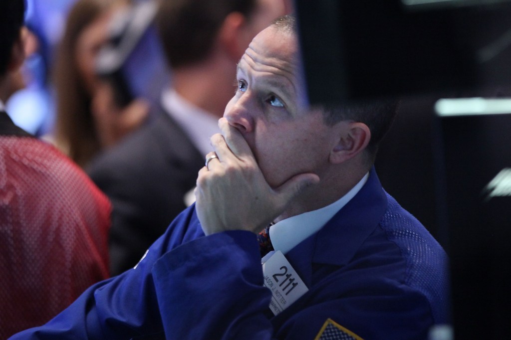 La reacción en la Bolsa de Nueva York al "no" en Grecia. (Cortesía: Spencer Platt/Getty Images)