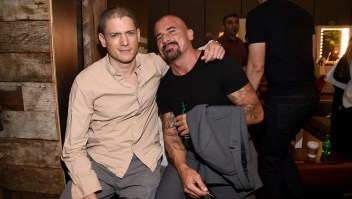 Wentworth Miller Dominic Purcell Prison Break Portrait Studio Powered By Samsung Galaxy At Comic-Con International 2015 at Hard Rock Hotel San Diego on July 11, 2015 in San Diego, California.
