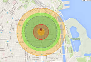 Buenos Aires Bomba Nuclear Nukemap