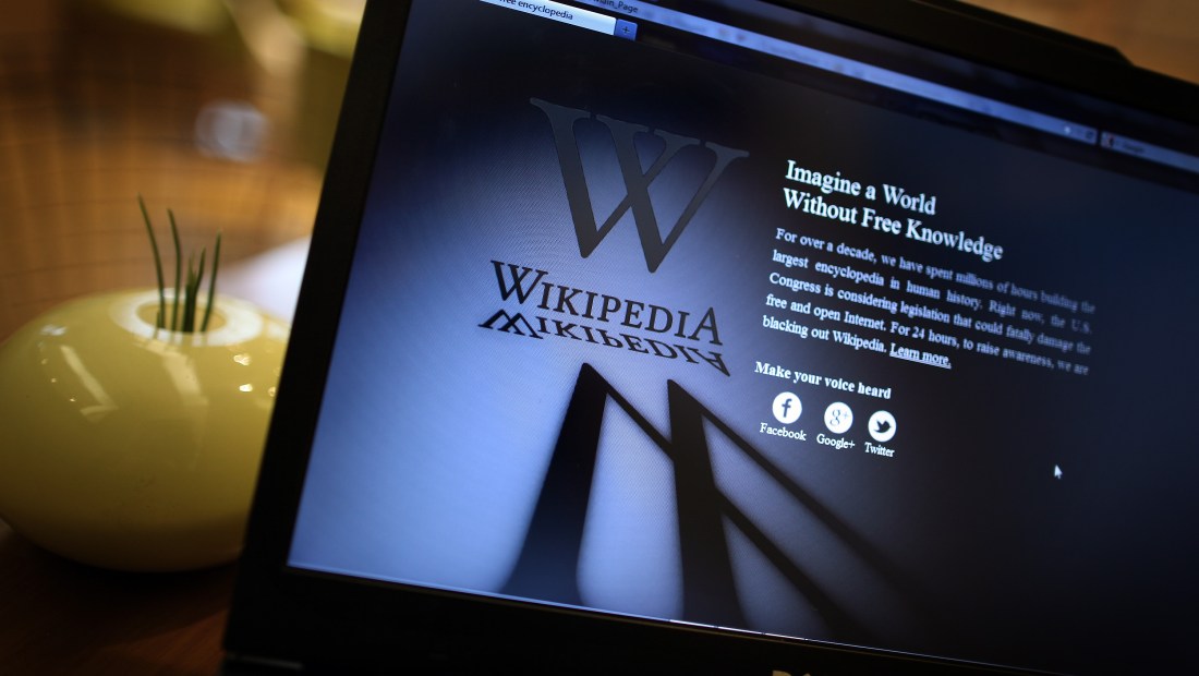 Los investigadores encontraron que debido a la "libertad de edición" en los artículos de Wikipedia, alguna información no sean exactos. (Crédito: Peter Macdiarmid/Getty Images)