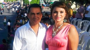José Luis Abarca, alcalde de Iguala y su esposa, María de los Ángeles Pineda.