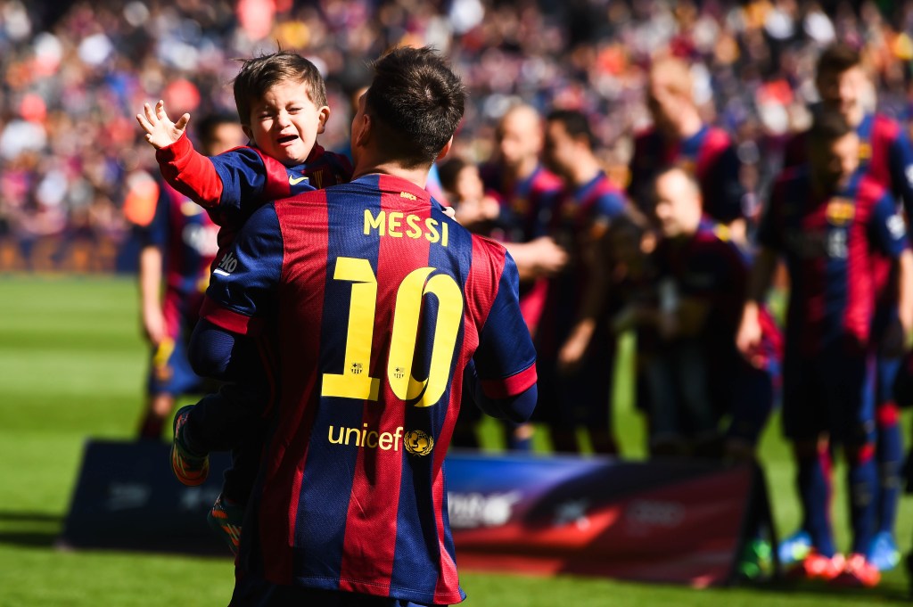 <> at Camp Nou on March 8, 2015 in Barcelona, Spain.