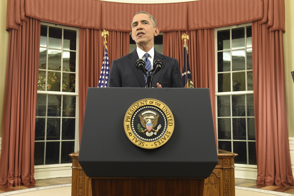 Presidente Barack Obama se dirige a la nación para hablar sobre el tiroteo en San Barnardino. (Crédito: Saul Loeb-Pool/Getty Images)