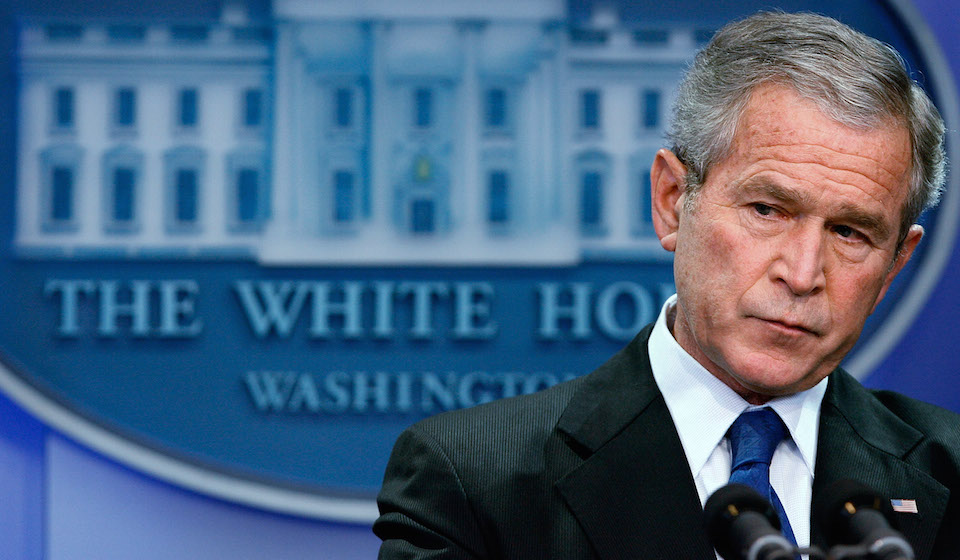 George W. Bush, presidente de Estados Unidos entre 2001 y 2009. (Crédito: Chip Somodevilla/Getty Images)