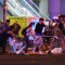 LAS VEGAS, NV - OCTOBER 02: An injured person is tended to in the intersection of Tropicana Ave. and Las Vegas Boulevard after a mass shooting at a country music festival nearby on October 2, 2017 in Las Vegas, Nevada. A gunman has opened fire on a music festival in Las Vegas, killing over 20 people. Police have confirmed that one suspect has been shot dead. The investigation is ongoing. (Photo by Ethan Miller/Getty Images)