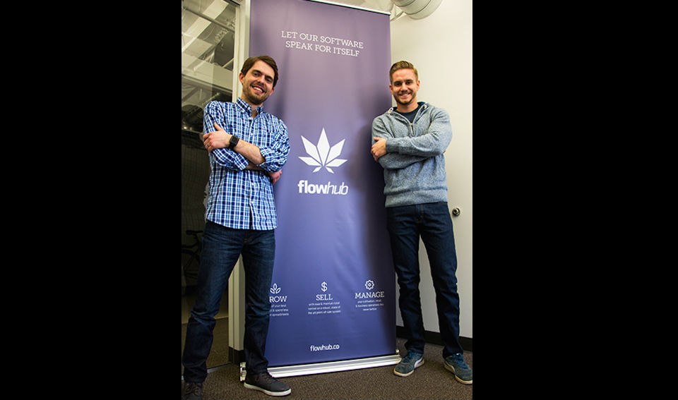 Kyle Sherman y Chase Wiseman, co-fundadores de Flowhub.