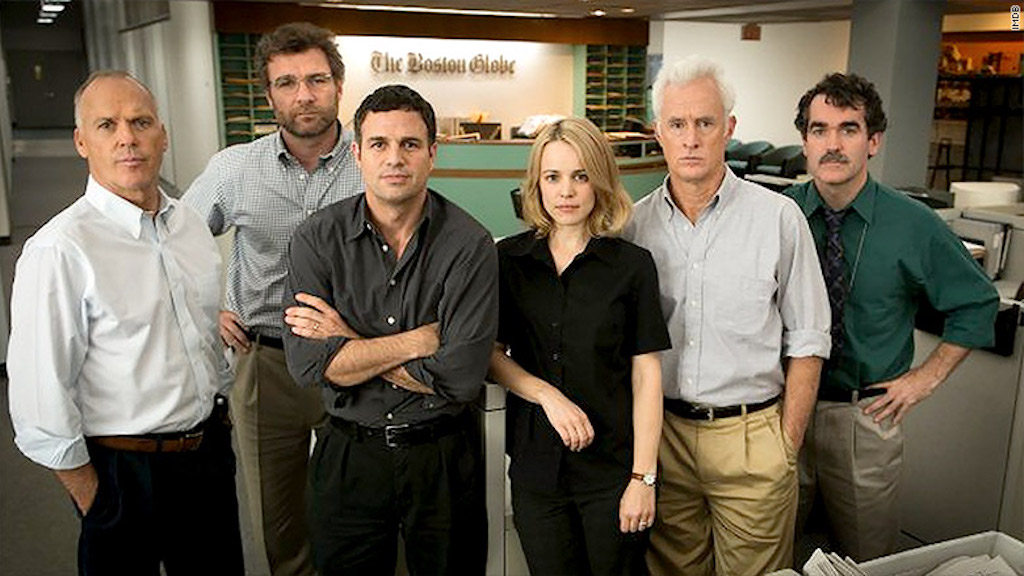 Los seis actores que interpretaron a los reporteros de "Spotlight". 