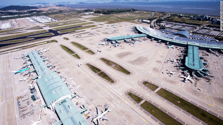 Aeropuerto Incheon de Seúl. 