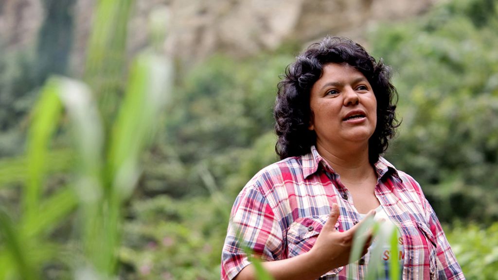Berta Cáceres (Crédito: The Goldman Enviromental Prize) 