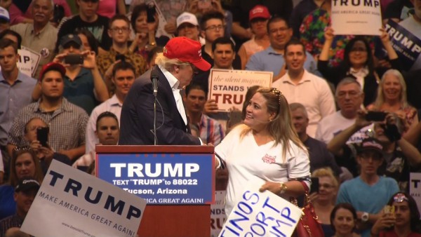 Arizona restaurant owner faces backlash after appearing onstage with Donald Trump