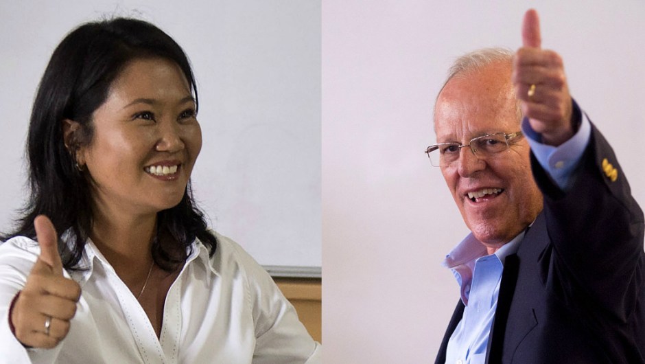 Keiko Fujimori y Pedro Pablo Kuczynski se enfrentaría en segunda vuelta en las elecciones presidenciales de Perú.