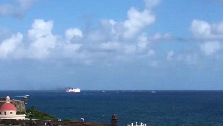 The US Coast Guard is responding to a ferry boat fire near San Juan, Puerto Rico. According to Coast Guard spokesperson, Jonathan Lally, 512 people aboard the ferry are preparing to abandon ship after a fire in the engine room. Lally says they have no reports of injuries at this time. The fire is aboard the Caribbean Fantasy, a passenger and cargo ship that routinely runs between Puerto Rico and the Dominican Republic.