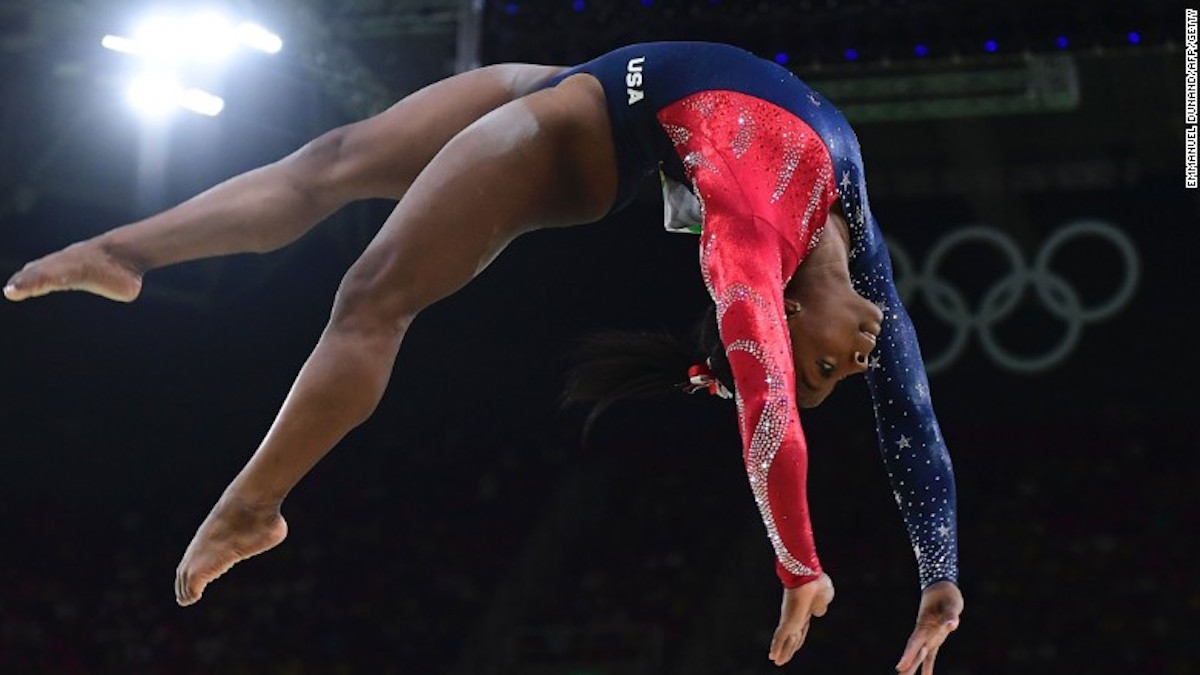 Simone Biles fue la gimnasta con las calificaciones más altas durante la ronda de clasificación en su disciplina, en los Olímpicos de Río 2016. (Crédito: Getty Images) 