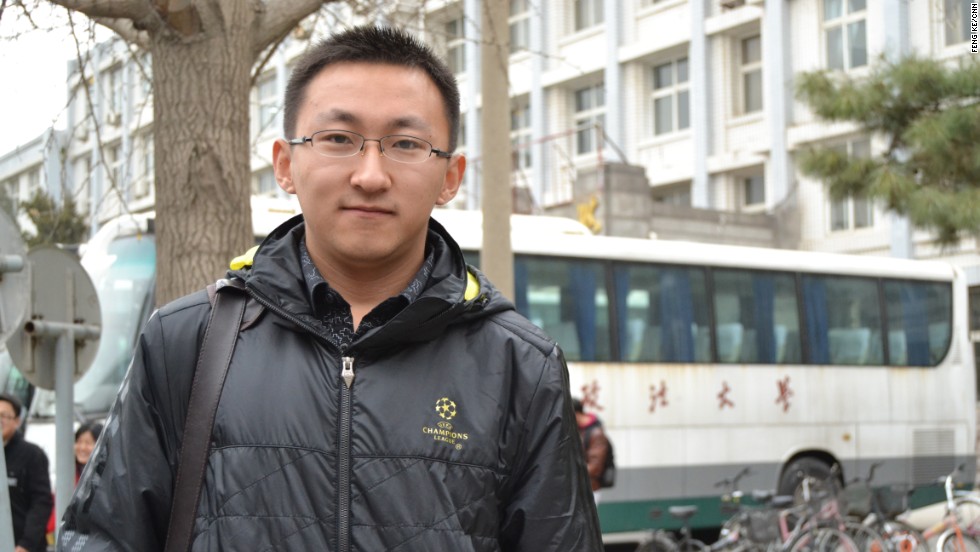 Wang Zixu dice que se sintió muy seguro después de presentar el examen para trabajar en el Servicio Civil chino. 