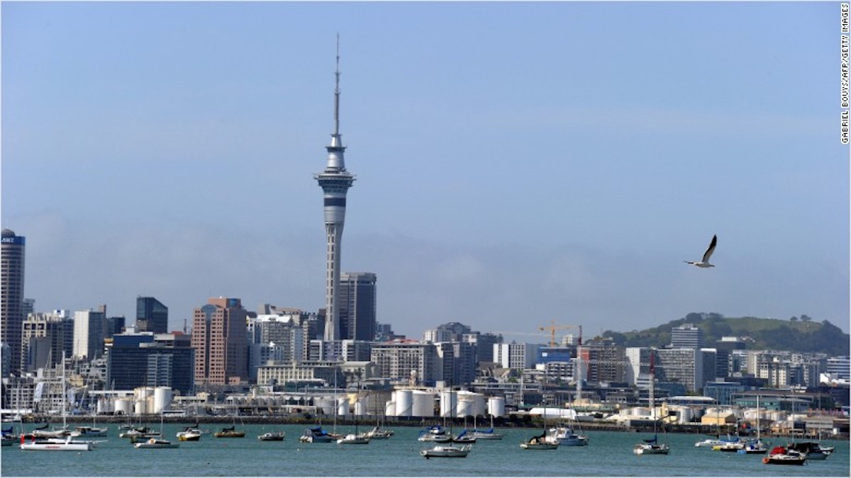 Vista de Auckland, la capital de Nueva Zelandia, el país que según el Banco Mundial es el mejor del mundo para hacer negocios. 