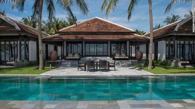 El Four Seasons Resort The Nam Hai también tiene 40 cabañas con piscina privada. 