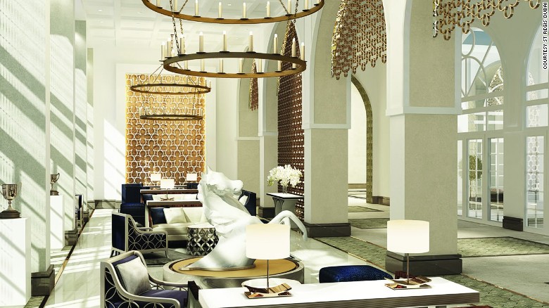 El Hotel St. Regis Dubai, Al Habtoor Polo Resort & Club (Dubai) es el sueño de todo jinete. Alberga 500 establos de una academia de polo y ofrece un espectáculo de salto y arenas de adiestramiento, además de una escuela de equitación. 