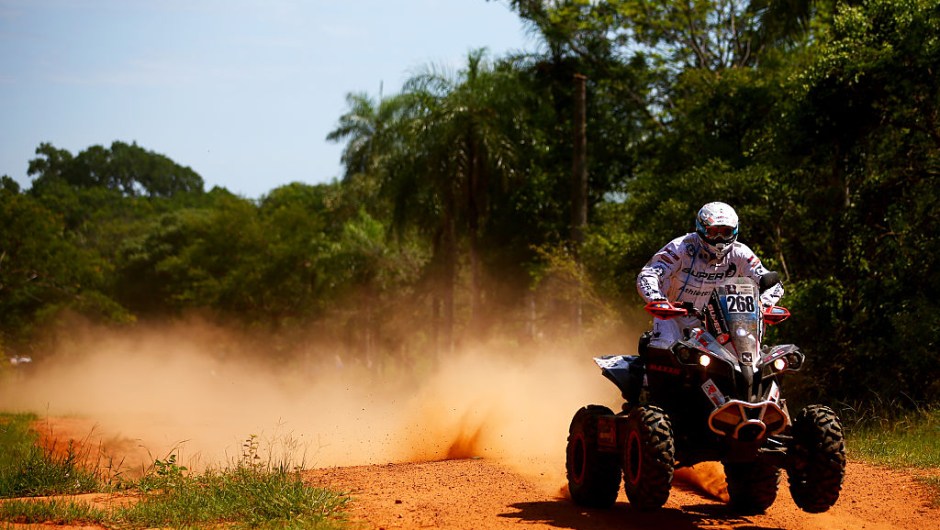 xxxx during stage one of the 2017 Dakar Rally between Asuncion, Paraguay and Resistencia, Argentina on January 2, 2017 at an unspecified location in Paraguay.