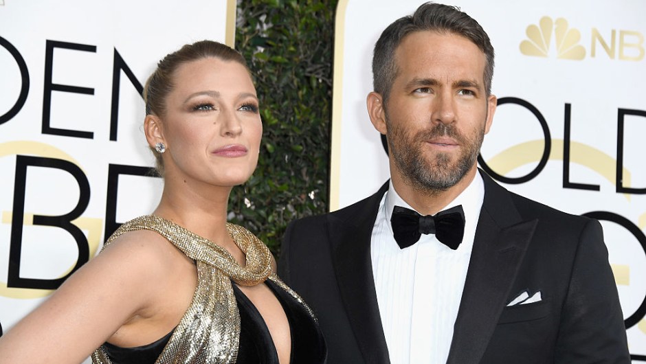 BEVERLY HILLS, CA - JANUARY 08: Actors Blake Lively and Ryan Reynolds attend the 74th Annual Golden Globe Awards at The Beverly Hilton Hotel on January 8, 2017 in Beverly Hills, California. (Photo by Frazer Harrison/Getty Images)