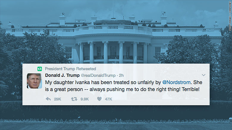 Este es el tuit de Donald Trump contra Nordstrom