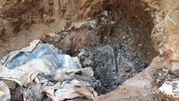 View of the remains of bodies discovered in the General Penitentiary of Venezuela, which had been closed down, in San Juan de los Morros, Guarico state, on March 10, 2017. On October 28, 2016 the government finished transferring the inmates of the General Penitentiary of Venezuela (PGV), a maximum-security prison in San Juan de Los Morros in the central state of Guarico, to a new facility after weeks of fighting between inmates for control of the prison and protests about the death of prisoners due to shortages of food and medicines. / AFP PHOTO / Juan BARRETO (Photo credit should read JUAN BARRETO/AFP/Getty Images)