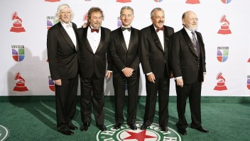 Les Luthiers arrive for the 12th annual Latin Grammy Awards at the Mandalay Bay Hotel and Casino Event Center in Las Vegas, Nevada on November 10, 2011. AFP PHOTO / ADRIAN SANCHEZ-GONZALEZ (Photo credit should read ADRIAN SANCHEZ-GONZALEZ/AFP/Getty Images)