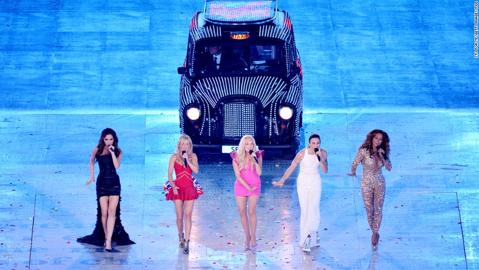 Actuación de las Spice Girls en la clausura de los Juegos Olímpicos de Londres en 2012