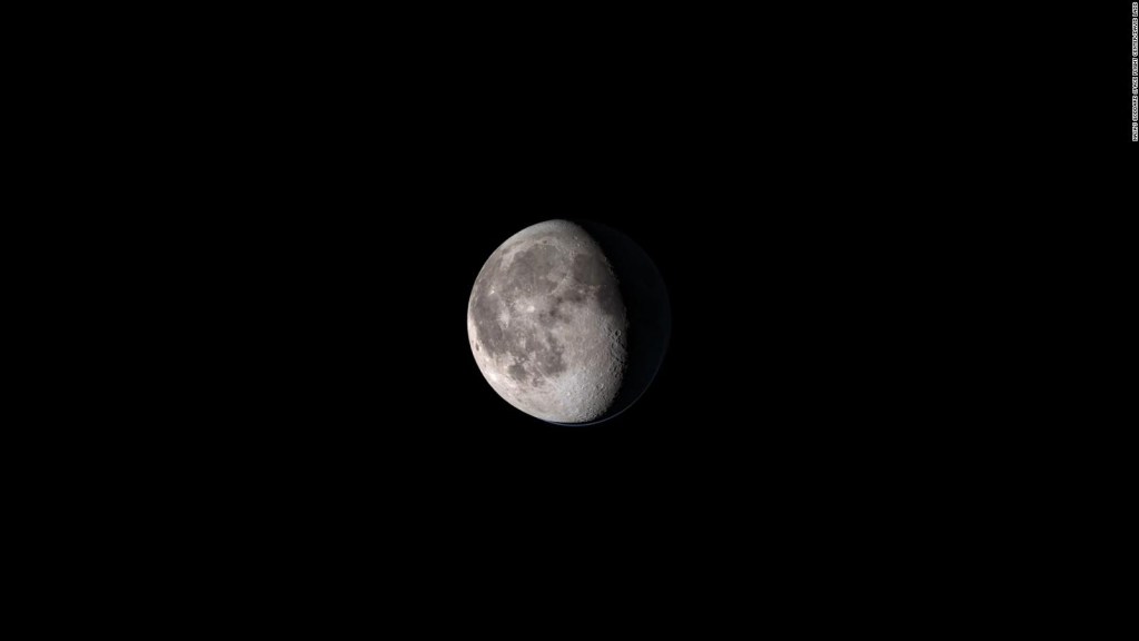Así se ve la Luna en 4K