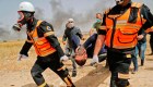 Cientos de heridos en protesta palestina