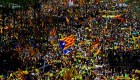 Las calles de Barcelona se vistieron de amarillo en protestas independentistas