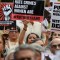 Masiva protesta contra agresiones sexuales en la India