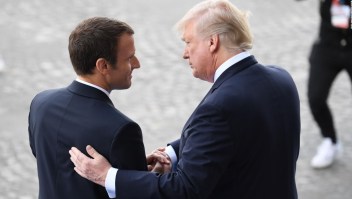 Así es la relación especial entre Trump y Macron