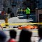 TORONTO, ON - APRIL 23: A tarp lays on top of a body on Yonge St. at Finch Ave. after a van plowed into pedestrians on April 23, 2018 in Toronto, Canada. A suspect is in custody after a white van collided with multiple pedestrians. (Photo by Cole Burston/Getty Images)