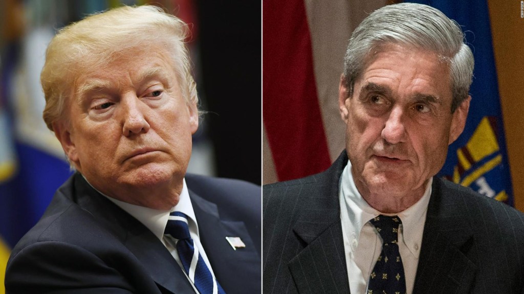 Mueller quiere que Trump conteste 50 preguntas