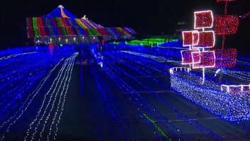 Festival de Luces en China conmemora el Día del Trabajo