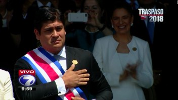 Carlos Alvarado toma posesión como presidente de Costa Rica