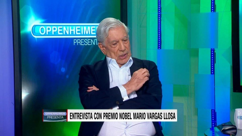 Mario Vargas Llosa habla del populismo de Trump