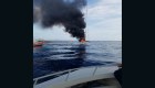 Angustioso rescate en llamas en las costas de Fort Lauderdale