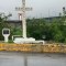 Una cruz en el Río Grande en Reynosa, México, es un monumento a los inmigrantes que murieron cruzando la frontera.