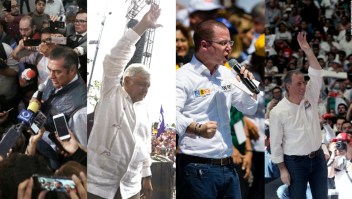 Así fueron los cierres regionales de las campañas presidenciales en México