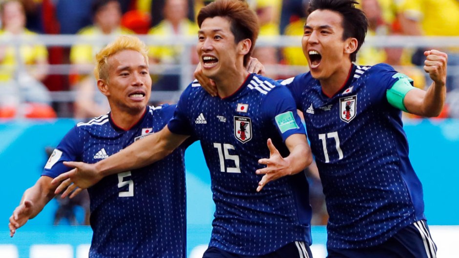 Japón sorprende a Colombia y gana 2-1 en su primer partido del grupo H