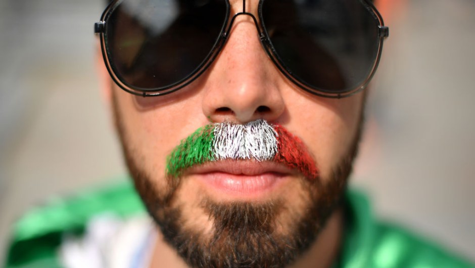 EKATERINBURG, RUSSIA - JUNE 27: A Mexico fan enjoys the pre match atmosphere prior to the 2018 FIFA World Cup Russia group F match between Mexico and Sweden at Ekaterinburg Arena on June 27, 2018 in Yekaterinburg, Russia. (Photo by Hector Vivas/Getty Images)