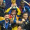 La selección de Francia celebra tras ganar el Mundial de Fútbol de Rusia 2018