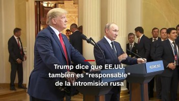 #MinutoCNN: Trump también culpa a EE.UU. de intromisión rusa