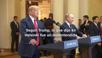 #MinutoCNN: Trump dice que hubo un malentendido en Helsinki