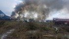 Accidente de avión en Durango: bomberos controlan el fuego