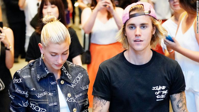 Justin Bieber and Hailey Baldwin out and about in Dumbo on July 5, 2018. (Photo by Gotham/GC Images)
