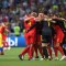 El equipo de Bélgica celebra su victoria ante Brasil. Se enfrentará a Francia en las semifinales del Mundial. (Crédito: Laurence Griffiths/Getty Images)